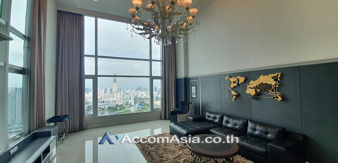 Duplex Condo, Penthouse |  4 Bedrooms  Condominium For Rent in Phaholyothin, Bangkok  near MRT Phetchaburi (AA18393)