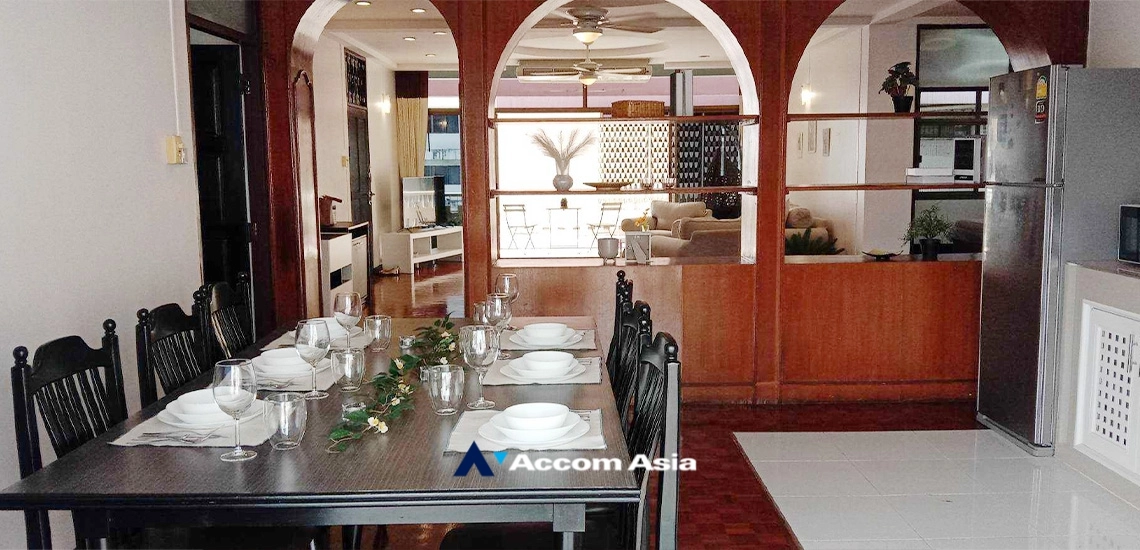 4  3 br Apartment For Rent in Sukhumvit ,Bangkok BTS Phrom Phong - MRT Phetchaburi at Classic Residence AA19026