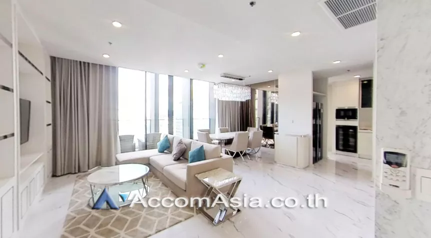 Duplex Condo |  3 Bedrooms  Condominium For Rent in Ploenchit, Bangkok  near BTS Ploenchit (AA19511)
