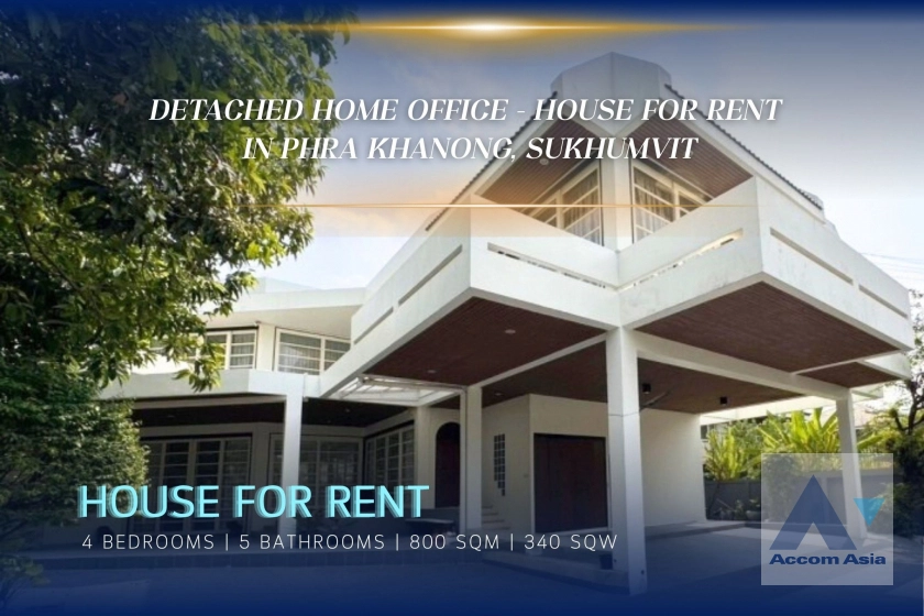  2  4 br House for rent and sale in Sukhumvit ,Bangkok BTS Phra khanong AA19628