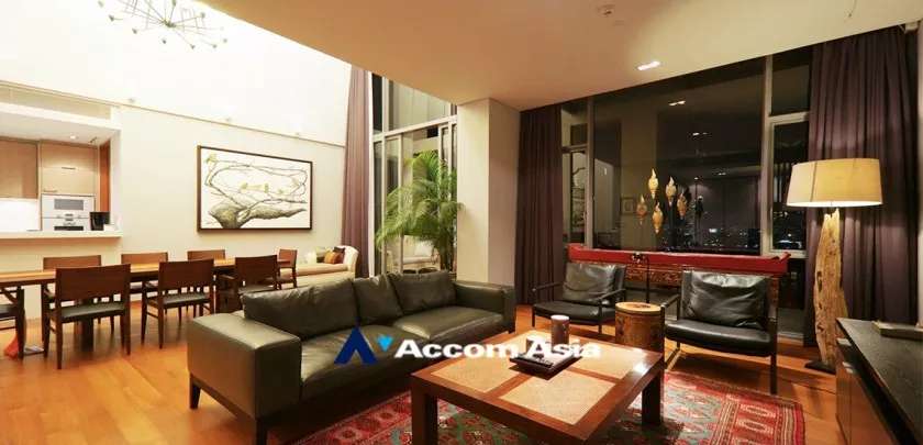 Double High Ceiling |  The Sukhothai Residence Condominium  2 Bedroom for Rent MRT Lumphini in Sathorn Bangkok