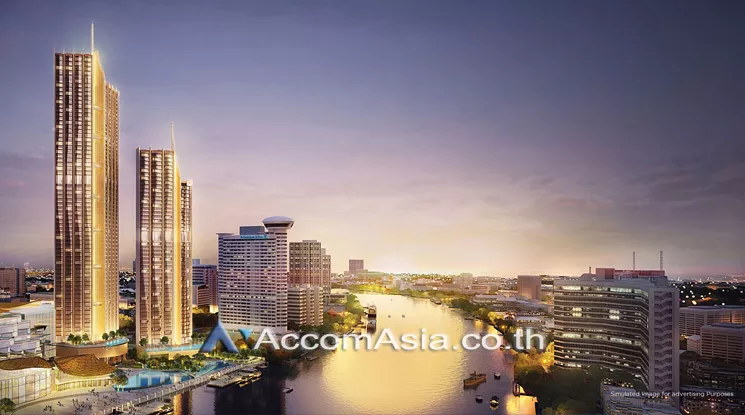  2  1 br Condominium For Sale in Charoennakorn ,Bangkok BTS Krung Thon Buri at Magnolias Waterfront Residences AA20617