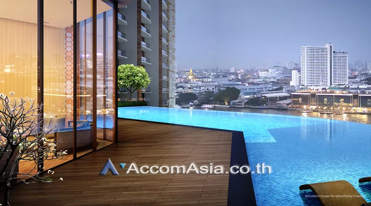  1  1 br Condominium For Sale in Charoennakorn ,Bangkok BTS Krung Thon Buri at Magnolias Waterfront Residences AA20617