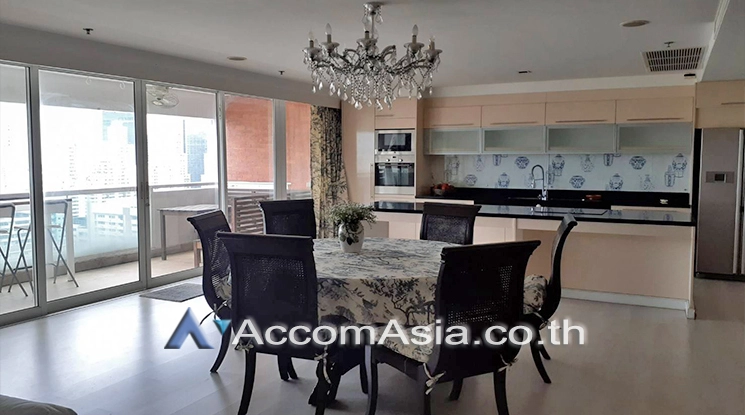 Pet friendly |  3 Bedrooms  Condominium For Rent in Sukhumvit, Bangkok  near MRT Phetchaburi (AA20872)