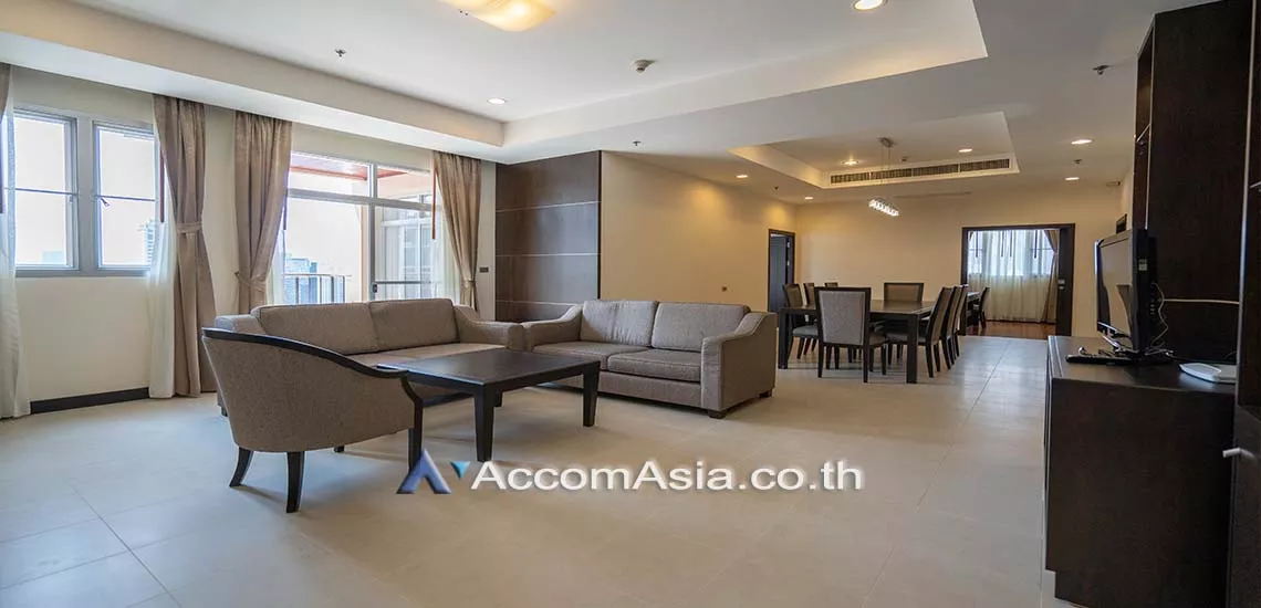 Pet friendly |  3 Bedrooms  Apartment For Rent in Sukhumvit, Bangkok  near BTS Asok - MRT Sukhumvit (10313)