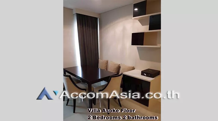 4  2 br Condominium For Rent in Phaholyothin ,Bangkok MRT Phetchaburi - ARL Makkasan at Villa Asoke AA21162