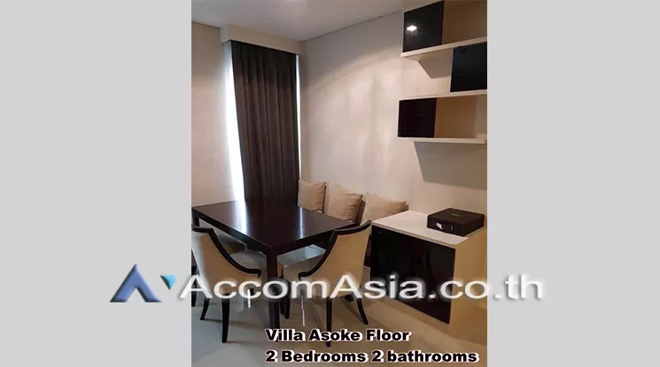 4  2 br Condominium For Rent in  ,Bangkok MRT Phetchaburi - ARL Makkasan at Villa Asoke AA21162