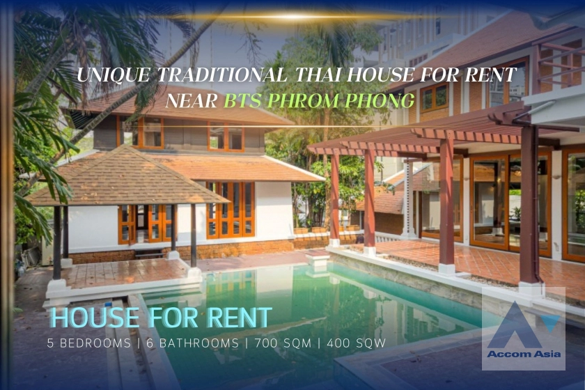 2  4 br House for rent and sale in Sukhumvit ,Bangkok BTS Phrom Phong AA21645