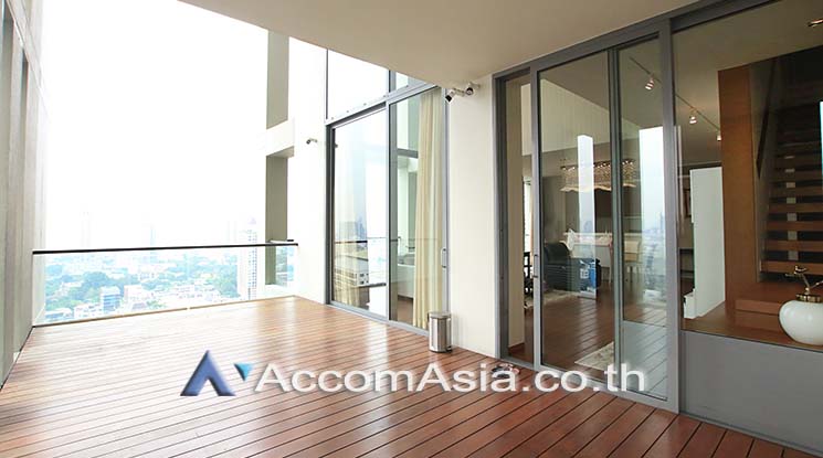 Duplex Condo |  The Sukhothai Residence Condominium  4 Bedroom for Rent MRT Lumphini in Sathorn Bangkok