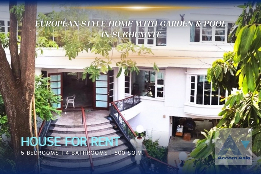  2  5 br House for rent and sale in Sukhumvit ,Bangkok BTS Ekkamai AA22749