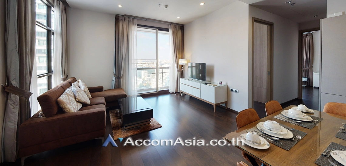  2 Bedrooms  Condominium For Rent in Sukhumvit, Bangkok  near BTS Phrom Phong (AA22833)