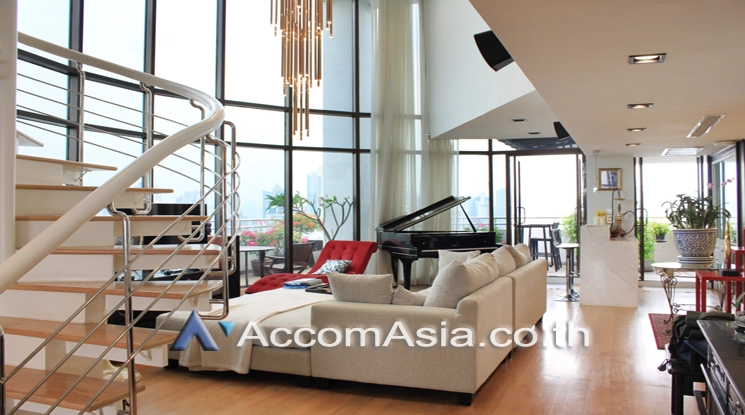 unitDuplex Condo, Penthouse |  3 Bedrooms  Condominium For Rent in Sukhumvit, Bangkok  near BTS Phrom Phong (AA23244)