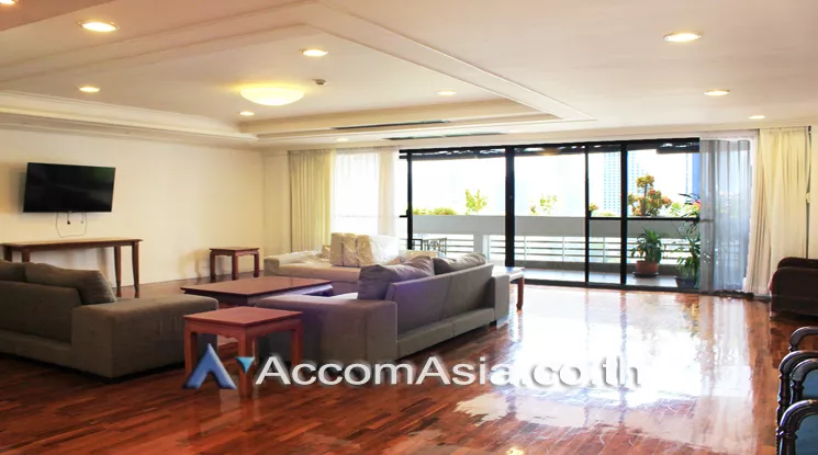 Big Balcony, Pet friendly |  A Massive Living Apartment  4 Bedroom for Rent MRT Sukhumvit in Sukhumvit Bangkok