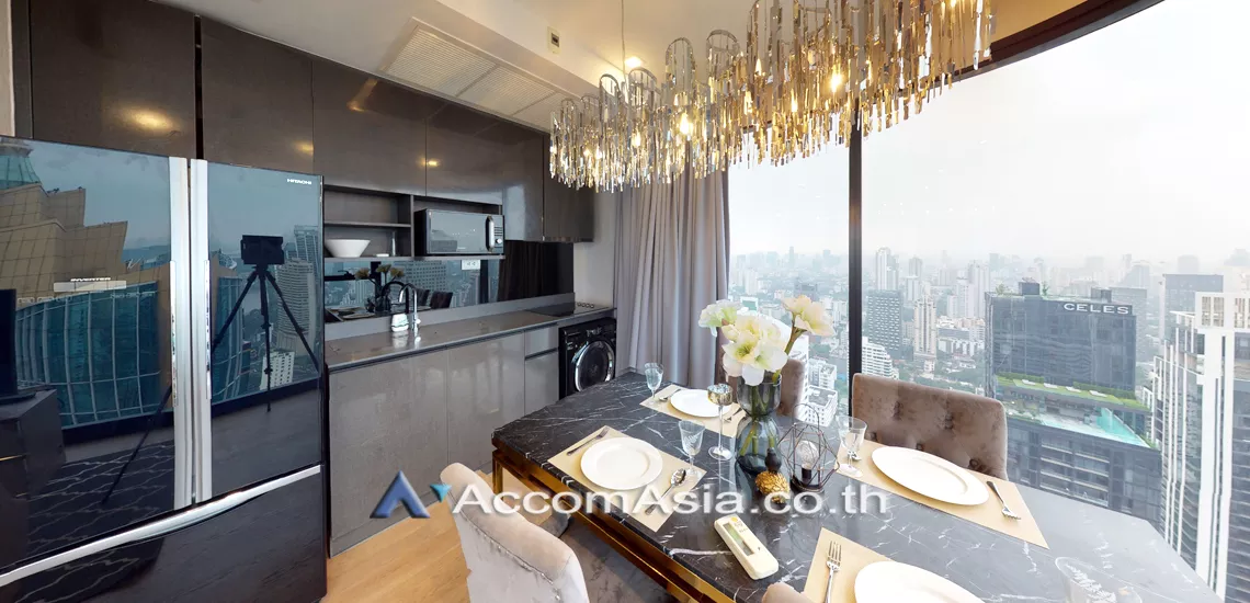 Corner Unit |  2 Bedrooms  Condominium For Rent & Sale in Sukhumvit, Bangkok  near BTS Asok - MRT Sukhumvit (AA23977)