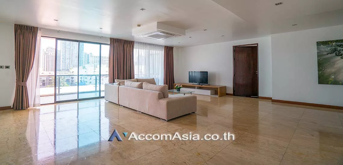 Big Balcony, Double High Ceiling, Duplex Condo |  3 Bedrooms  Condominium For Rent in Sukhumvit, Bangkok  near BTS Phrom Phong (AA24963)