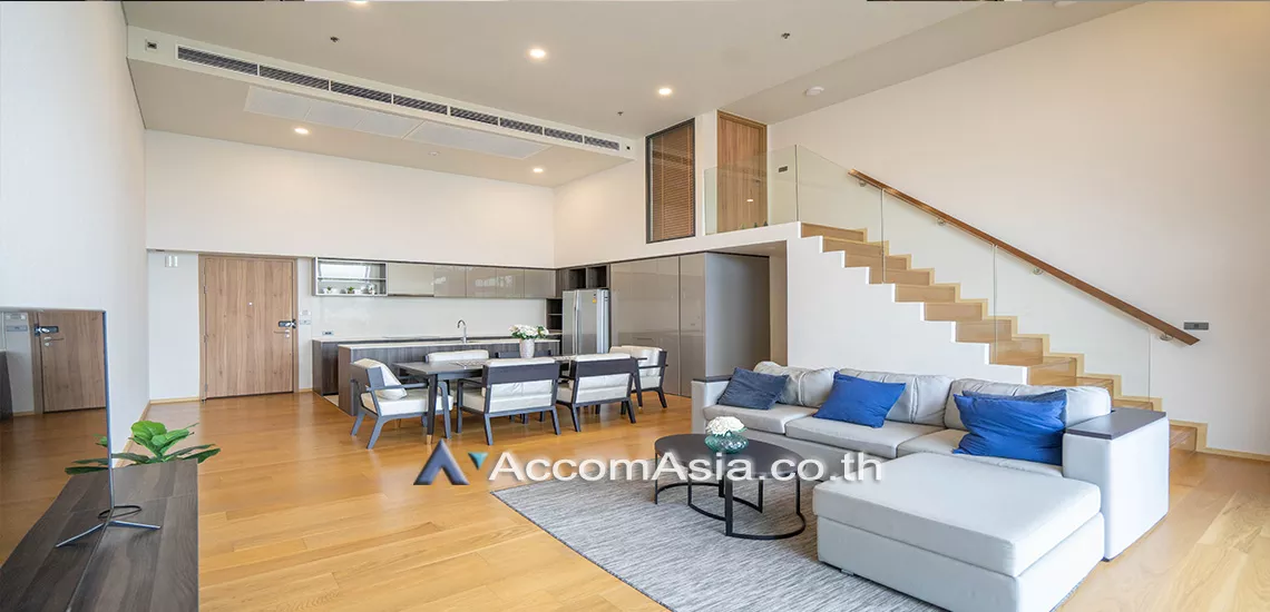 Double High Ceiling, Duplex Condo |  Siamese Exclusive 31 Condominium  3 Bedroom for Rent MRT Sukhumvit in Sukhumvit Bangkok