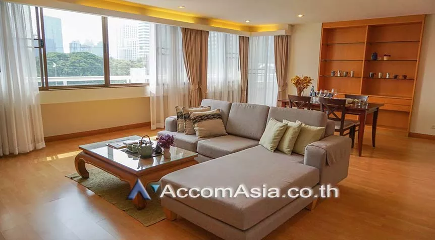  Step to Lumpini Park Apartment  2 Bedroom for Rent BTS Ratchadamri in Ploenchit Bangkok