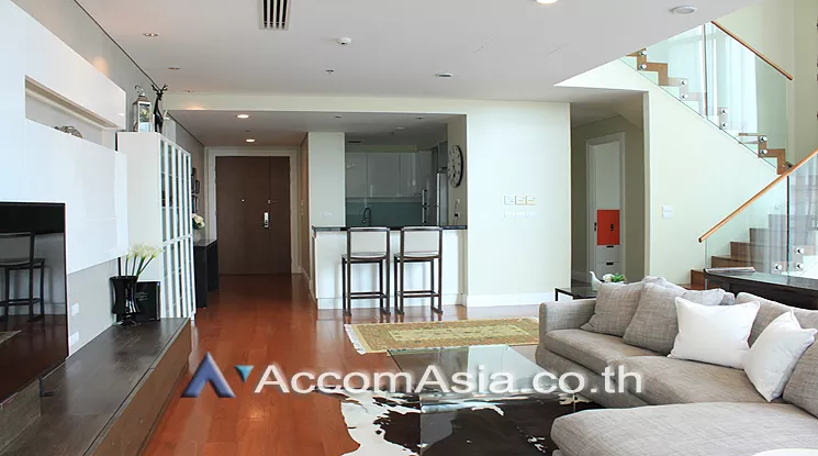 Double High Ceiling, Duplex Condo |  3 Bedrooms  Condominium For Rent in Sukhumvit, Bangkok  near BTS Phrom Phong (AA25374)