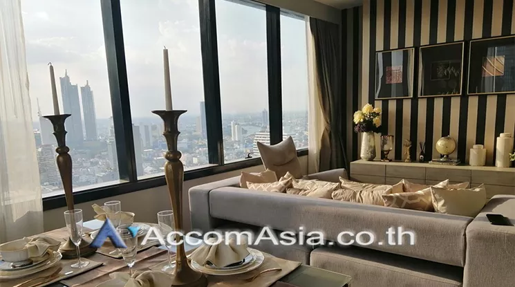  1  2 br Condominium For Rent in Silom ,Bangkok BTS Chong Nonsi at M Silom AA25379