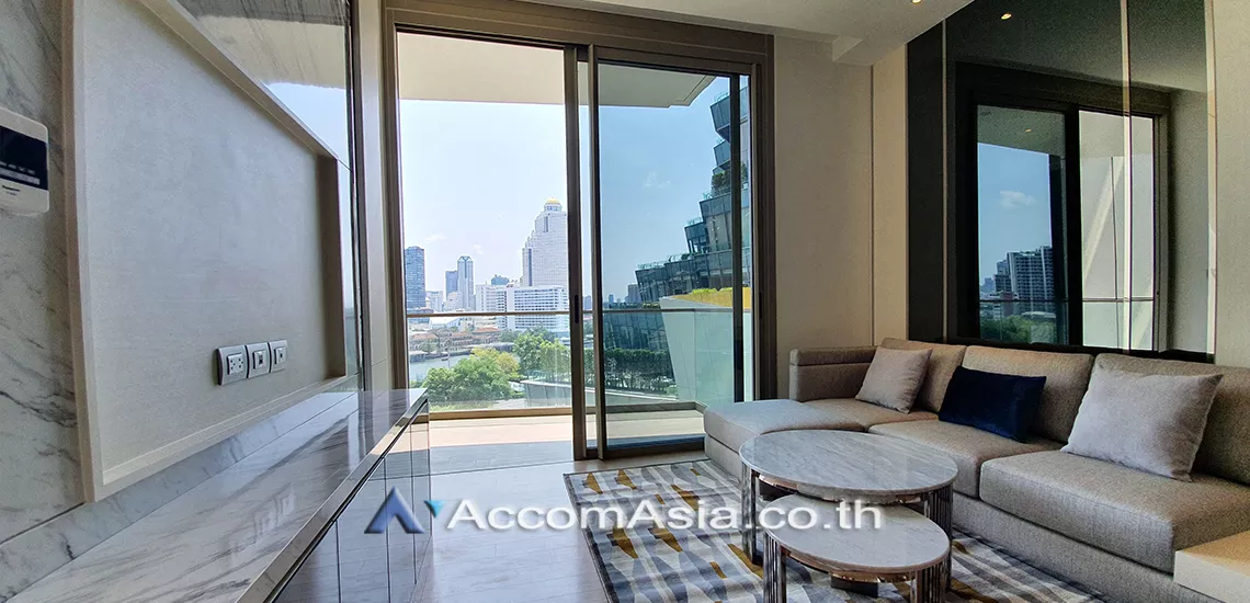  2  1 br Condominium For Rent in Charoennakorn ,Bangkok BTS Krung Thon Buri at Magnolias Waterfront Residences AA25460