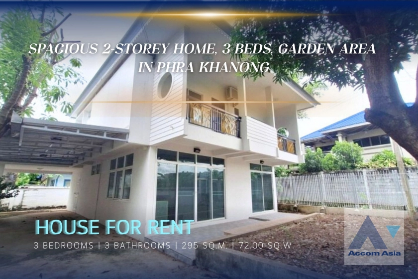  2  3 br House for rent and sale in Sukhumvit ,Bangkok BTS Phra khanong AA25551