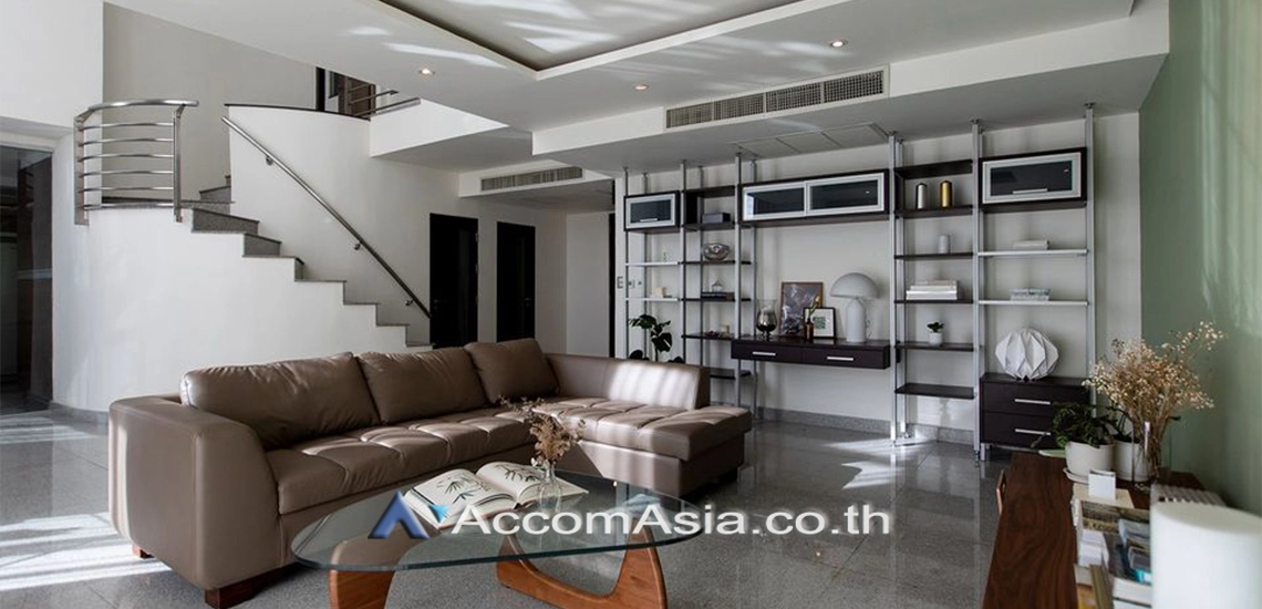 Fully Furnished, Double High Ceiling, Duplex Condo, Pet friendly |  Modern Living Style Apartment  2 Bedroom for Rent BTS Phra khanong in Sukhumvit Bangkok