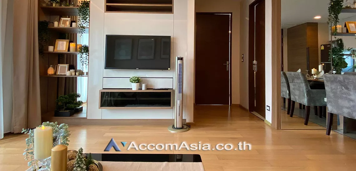 8  2 br Condominium For Rent in Phaholyothin ,Bangkok MRT Phetchaburi - ARL Makkasan at The Address Asoke AA25975