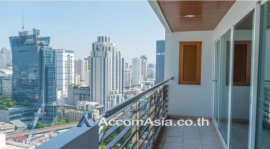 Big Balcony, Pet friendly |  Fully Furnished Suites Apartment  4 Bedroom for Rent BTS Nana in Sukhumvit Bangkok