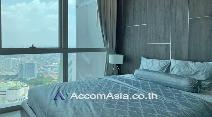 unit 2 Bedrooms  Condominium For Rent in Charoen Nakhon, Bangkok  near BTS Krung Thon Buri (AA26266)