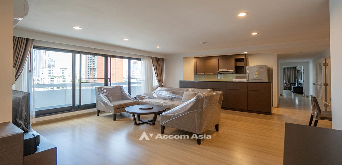 unit 2 Bedrooms  Apartment For Rent in Sukhumvit, Bangkok  near BTS Asok - MRT Sukhumvit (24095)