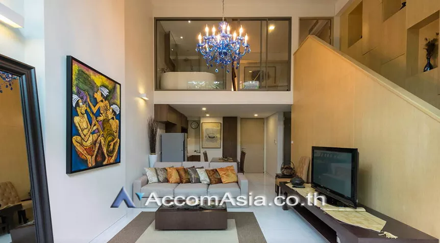 Duplex Condo |  1 Bedroom  Condominium For Rent in Sukhumvit, Bangkok  near BTS Phrom Phong (AA26568)