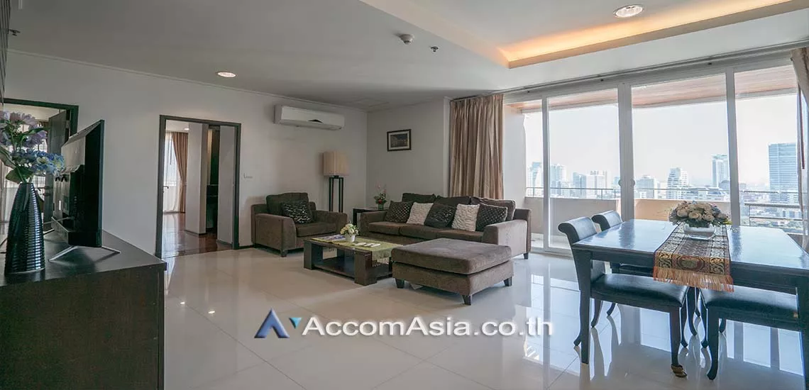 Big Balcony, Pet friendly |  Fully Furnished Suites Apartment  2 Bedroom for Rent BTS Phrom Phong in Sukhumvit Bangkok
