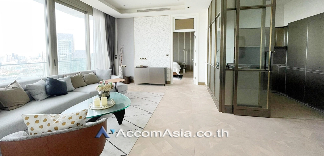  1  2 br Condominium For Rent in Charoennakorn ,Bangkok BTS Krung Thon Buri at The Residences at Mandarin Oriental AA27211