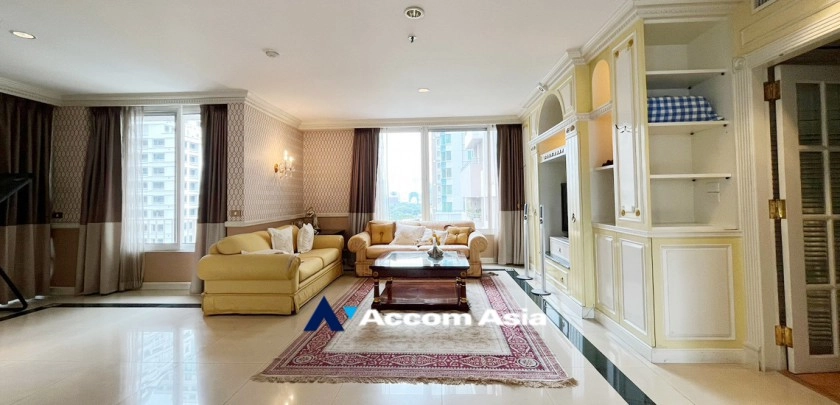 Langsuan Ville Condominium  3 Bedroom for Sale & Rent BTS Chitlom in Ploenchit Bangkok