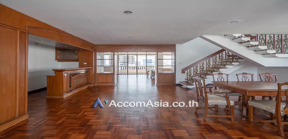 Duplex Condo, Penthouse, Pet friendly |  4 Bedrooms  Apartment For Rent in Sukhumvit, Bangkok  near BTS Asok - MRT Sukhumvit (AA28122)