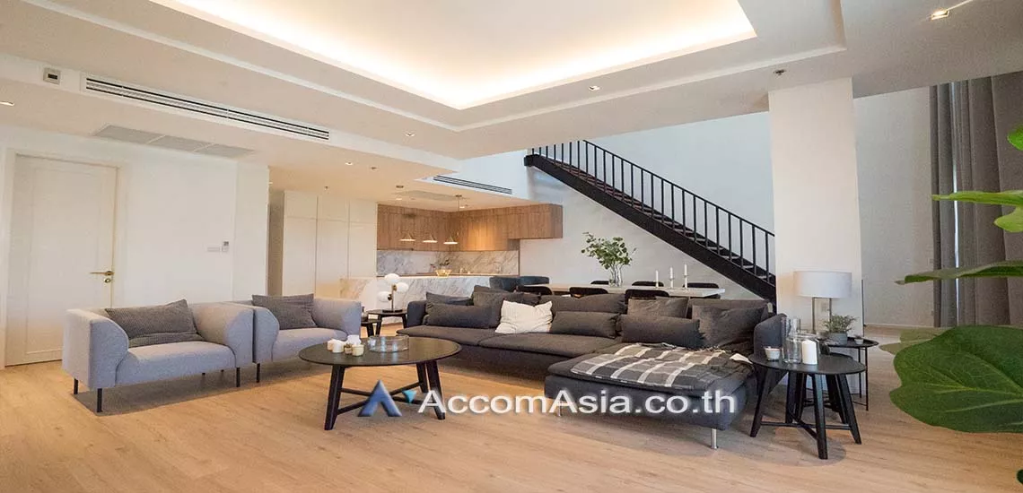 Duplex Condo, Penthouse |  3 Bedrooms  Apartment For Rent in Sukhumvit, Bangkok  near BTS Thong Lo (AA28126)