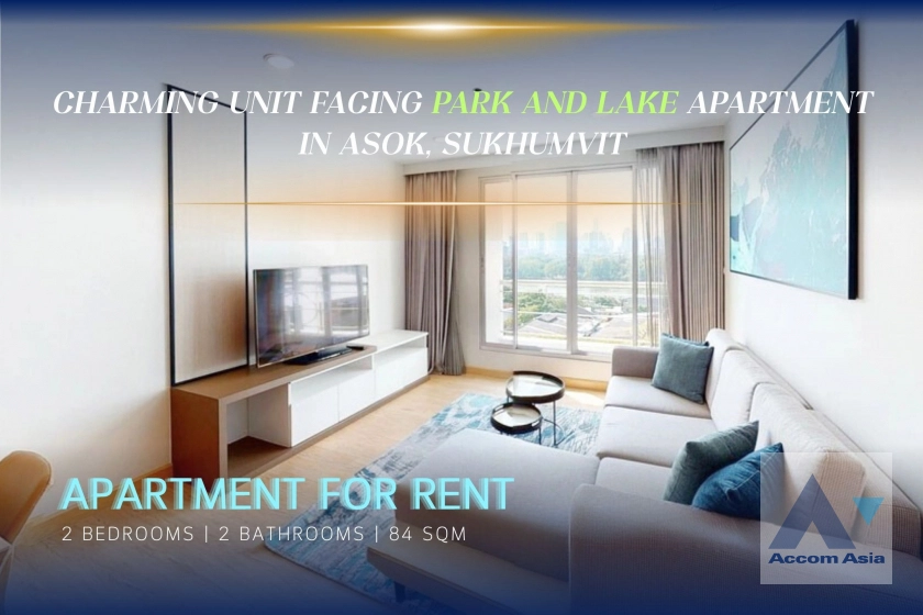Pet friendly |  Perfect for living of family Apartment  2 Bedroom for Rent MRT Sukhumvit in Sukhumvit Bangkok