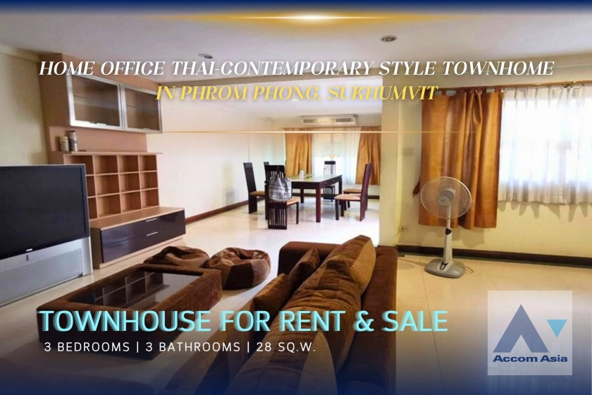 unitHome Office |  Thai-contemporary style home with both Western and Thai kitchens (AA29496)