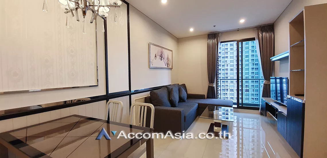  1  1 br Condominium For Rent in Phaholyothin ,Bangkok MRT Phetchaburi - ARL Makkasan at Villa Asoke AA29796
