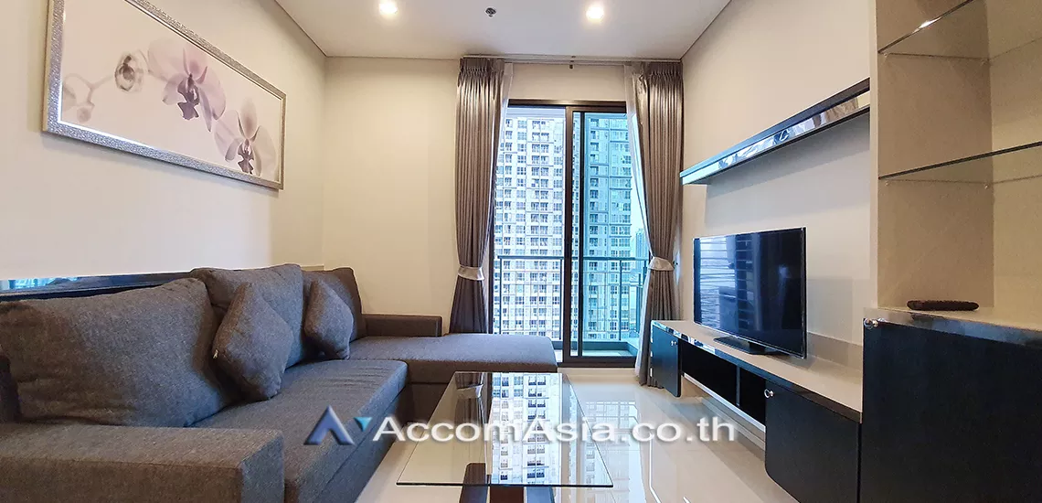  2  1 br Condominium For Rent in  ,Bangkok MRT Phetchaburi - ARL Makkasan at Villa Asoke AA29796