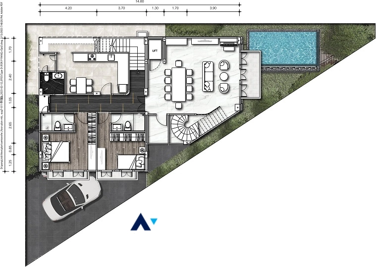 13  4 br House For Sale in Sukhumvit ,Bangkok BTS Ekkamai - BTS Phra khanong at House  in compound AA29887