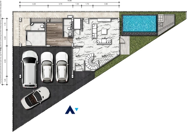 15  4 br House For Sale in Sukhumvit ,Bangkok BTS Ekkamai - BTS Phra khanong at House  in compound AA29887