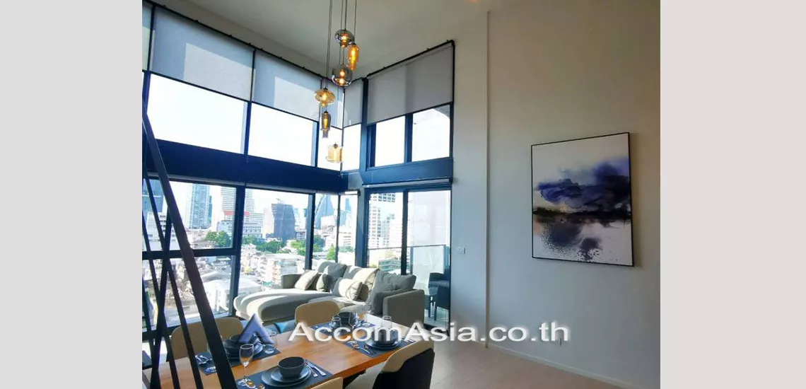 10  2 br Condominium For Rent in Silom ,Bangkok BTS Surasak at The Lofts Silom AA29921