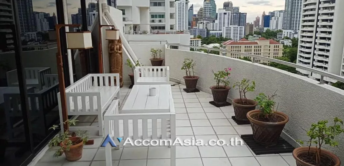 Huge Terrace | Supalai Place Tower A Condominium  2 Bedroom for Sale & Rent BTS Phrom Phong in Sukhumvit Bangkok