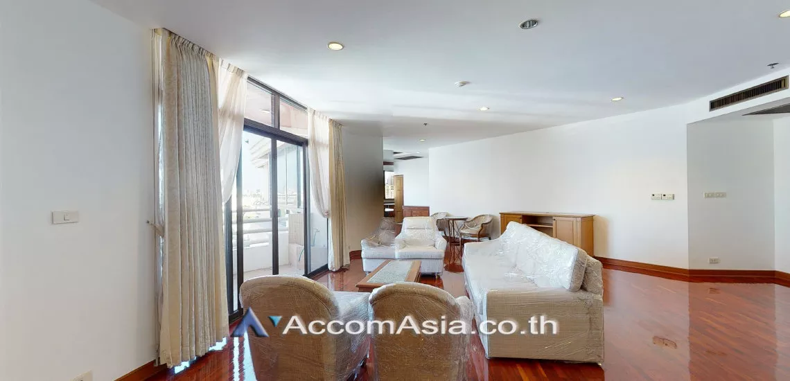 Pet friendly |  3 Bedrooms  Condominium For Rent in Sukhumvit, Bangkok  near BTS Phrom Phong (AA29998)