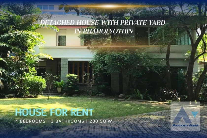 2  4 br House for rent and sale in Phaholyothin ,Bangkok BTS Saphan-Kwai AA30003