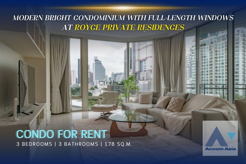 unitCorner Unit |  Modern Bright Condo with Full-Length Windows in Sukhumvit (AA30109)