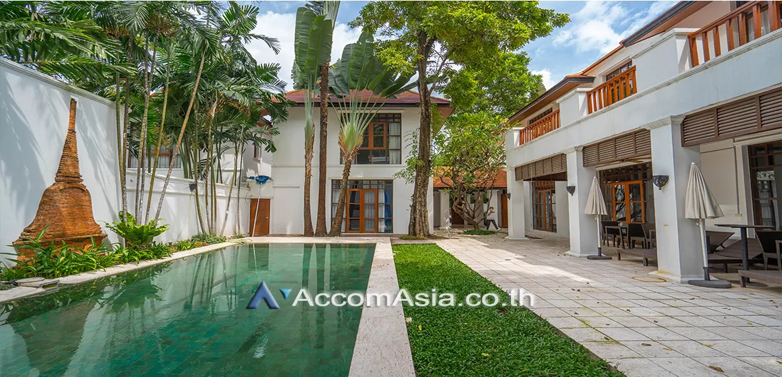 Private Swimming Pool |  7 Bedrooms  House For Rent in Sukhumvit, Bangkok  near BTS Asok - MRT Sukhumvit (AA30396)