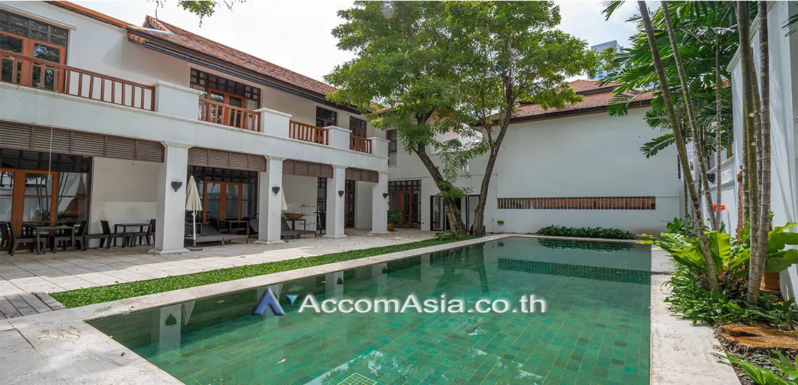 Private Swimming Pool |  7 Bedrooms  House For Rent in Sukhumvit, Bangkok  near BTS Asok - MRT Sukhumvit (AA30396)