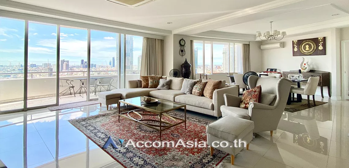 Newly renovated, Big Balcony | Supakarn Condominium Condominium  3 Bedroom for Sale & Rent BTS Krung Thon Buri in Charoennakorn Bangkok